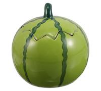 EXAOMBLE Bol Céramique Forme de Pastèque Couvercle Bol à Ramen et Plateau de Fruits Accessoire Polyvalent pour Service de Salades et Pudding