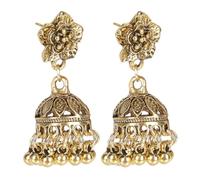 EXAOMBLE Boucles D'oreilles Ethniques en Alliage de Fleur pour Femme, Confortables Douleur, Saint-valentin Anniversaire
