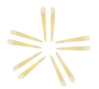 EXAOMBLE Bougies Nettoyantes pour Oreilles en Cire Naturelle 10 Pièces Forme Trompette Jaune Acouphènes et Détente au Coucher