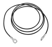 EXAOMBLE Câble de Poulie de Gym 2, 5m en Acier Noir pour Machine | Remplacement pour Entraînement Lourd, Usage Home Gym et Professionnel, Accessoires de Fitness
