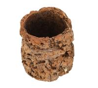 EXAOMBLE Cachette Naturelle en Liège pour Terrarium, Abri de Tronc, Régule L'humidité, pour Tarentules et Petits Reptiles Aquarium ou Terrarium