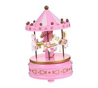 EXAOMBLE Carousel Music Box Boîte Musicale Décorative pour Maison Créatif pour Anniversaire Et Événements Spéciaux Décoration De Bureau