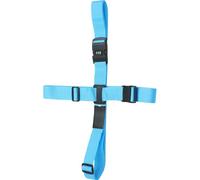 EXAOMBLE Ceinture à Bagages Croisée pour Sécuriser Vos Bagages en Voyage avec Cadenas à Combinaison 3 Chiffres, Sangle PP Rayure Pourpre Couleur Aléatoire pour Valise