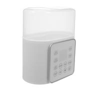 EXAOMBLE Chauffe-biberon Double Portable pour Bébé avec Contrôle Précis Température et Chauffage Rapide en Plastique Blanc Voyages Nuits