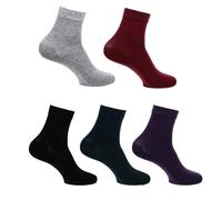 EXAOMBLE Chaussettes Hydratantes en Coton Gel de Silicone Réutilisables Lot de 5 Paires comme Présent Anti-fissuration Couleur Aléatoire pour Femmes et Filles pour Talons