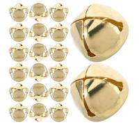 EXAOMBLE Cloches Dorées Miniatures 20 MM Lot de 200 Pièces pour Créations Artisanales Bijoux et Décorations de Noël Intérieures Faites Maison