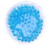 EXAOMBLE Compresses Froides et Chaudes Rondes 8 Cm, Sachet Réutilisable à Micro-billes en Gel Bleu, Thérapie Mammaire Chaleur Froid, Kit de Soins du Sein pour Récupération et Soulagement