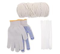 EXAOMBLE Corde en Sisal Naturelle pour Griffoir à Chat 1/4 Pouce X 50 Mètres, Facile à Installer et Entretenir, pour Réparation d'arbre à Chat à Domicile