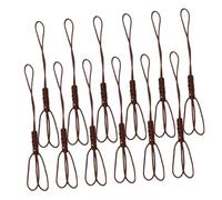 EXAOMBLE Cordon de Poignée de Théière Lot de 100 Pièces, Accessoire Pratique en Polyester Résistant la Chaleur pour Usage Professionnel et Personnel