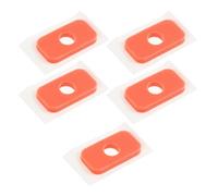 EXAOMBLE Correcteur de Posture Accessoire D'enseignement Orange 5pcs en Éponge Latex Correction Position Main pour Archet de Violon pour Débutants Lors Pratique Quotidienne