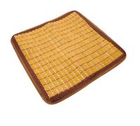 EXAOMBLE Coussin D'assise en Bambou pour Siège de Voiture Été, Tapis de Siège Extérieur Respirant et Antidérapant, Facile à Transporter pour Confort en Voiture Plein Air