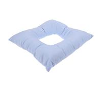EXAOMBLE Coussin de Massage Ergonomique pour Visage et Cou, Appui-Tête de U Trou, Support Portable pour Salon de Massage et Soins Esthétiques, Bleu
