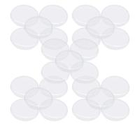 EXAOMBLE Couvercles de Montre Accessoires Solide en Acrylique Transparents 25 Pièces Anti-Chute Bords Polis pour Réparation de Montre