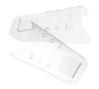 EXAOMBLE Couvre-chaussures de Barbier en Plastique Transparent Anti-fragmentation et Antidérapant, Protection pour Salon de Coiffure, 1 Paire pour Usage Intérieur