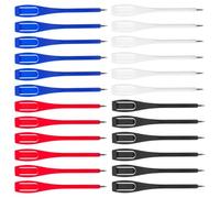 EXAOMBLE Crayons de Score Golf 40 Pièces Noirs Blancs Rouges Bleus 2B pour Débutants et Professionnels Papeterie Golf