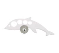 EXAOMBLE Décapsuleur Ampoule Forme Poisson en Abs Blanc, Outil D'ouverture Bouteille Verre Protection Verre Cassé, la Cuisine et Bar