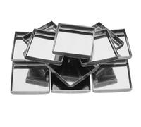 EXAOMBLE DIY Makeup Palette with 20pcs 26mm Square Empty Pans in Iron for Eyeshadow and Blush Creative Projects and Travel Use