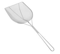 EXAOMBLE Écumoire à Huile Acier Inoxydable Grosse Taille 48,5 CM Passoire à Mailles Fines Cuisine et Camping Outil Pratique Filtre à Graisse