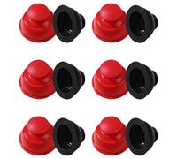 EXAOMBLE Ensemble de 12 Ventouses en Silicone Légères et Compactes pour Massage du Visage Dos, Outil de Ventouses Faciales pour Usage à Domicile Voyage Couleur Aléatoire