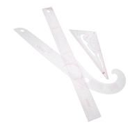 EXAOMBLE Ensemble de Règles de Couture Professionnelles pour Tailleurs, Outil de Mesure Flexible Courbe Française, Découpe Précise et Durabilité Renforcée, Confection de Vêtements à