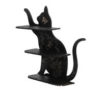 EXAOMBLE Étagère Murale Forme De Chat Support pour Cristaux Et Ornements Décoration Intérieure Organisateur pour Salon Et Chambre