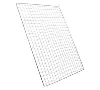 EXAOMBLE Grille de Barbecue en Fer rectangulaire 10.6 x 10.6 Pouces, Filet de Barbecue extérieur pour Cuisson d'œufs et Viande, Outil pour Cuisson en Plein air