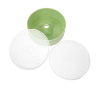 EXAOMBLE Jardinière d'herbe à Chat Hydroponique Pratique Bac Hors-Sol Plastique Vert pour Culture D'intérieur Chat Domestique