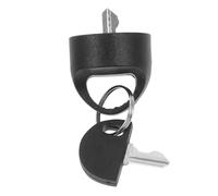 EXAOMBLE Jeu De Clés De Remplacement Pour Contacteur Allumage Noir Compatible Avec Scooters De Mobilité Et Scooters Électriques Pour Seniors Accessoires Durables Abs Et Alliage Ajustement s