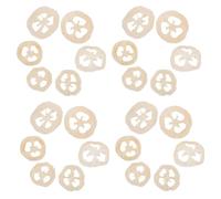 EXAOMBLE Jouets à Mâcher pour Petits Animaux, Lot de 40 Morceaux de Luffa, Adaptés aux Hamsters, Lapins, Gerbilles, Meilleure Hygiène Buccale et Stimulation