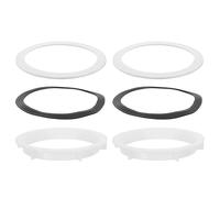 EXAOMBLE Kit de 6 Joints D'étanchéité en Caoutchouc Universels pour Évier Cuisine 110mm, Accessoires en Plastique et Eva avec Bague et Joint pour Installation Étanche