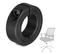 EXAOMBLE Kit de Réparation sans Remplacer Le Vérin à Gaz Anneau de Fixation pour Chaise de Bureau en Acier Inoxydable Noir, Protège-siège et Prolonge la Durée de Vie