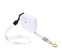 EXAOMBLE Laisse Rétractable pour Petits Chiens avec Corde de 2m en Nylon et Plastique, Équipée d'une Sangle Poignet, Promenade Sécurisée Couleur Aléatoire