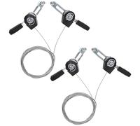 EXAOMBLE Leviers de Vitesses en Alliage D'aluminium 2pcs pour Vélo Pliant et Route, Design Ergonomique, Changement de Vitesse Fluide, Modèle Ef51-7 21/24 Vitesses