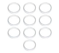 EXAOMBLE Lot de 10 Boîtes de Petri en Verre Borosilicate Transparent, Résistance la Chaleur, Forme Ronde, pour Culture Cellulaire et Analyses Biologiques en Laboratoire