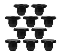 EXAOMBLE Lot de 10 Bouchons de Remplissage D'huile Noirs en Caoutchouc pour Cric Hydraulique Bouteille et Cric Horizontal, Pièces de Maintenance pour Réservoirs, Étanchéité Anti-fuite,