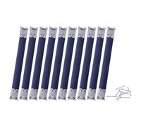 EXAOMBLE Lot de 10 Charnières Flexibles en Métal pour Paquet à Main, Cadre Souple et Léger, Accessoires Polyvalents pour Couture et Fabrication de Porte-monnaie Couleur Couleur Aléatoire