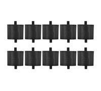 EXAOMBLE Lot de 10 Inserts de Noyau en Plastique pour Dévidoir de Ruban Adhésif, Roue de Distribution Stable Compatible Fournitures de Bureau, Accessoire de Remplacement Portable