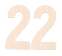 EXAOMBLE Lot De 2 Cartes Numérotées Vierges Pour Décoration Murale Pour L'Extérieur Pour Un Mariage Une Décoration Murale Ou Un Mur