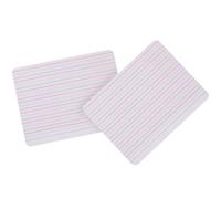 EXAOMBLE Lot de 2 Petits Tableaux Blancs Effaçables à Sec, Surface Double Face Lignes, Format 23 X 30,5 CM, Adaptés à L'Écriture Pédagogique L'Organisation Bureau