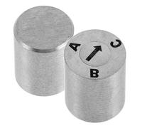 EXAOMBLE Lot de 2 Tampons Alphabet Réglables 8x10 Mm en Plastique Mini Kit de Tampons Lettres Abc pour Scrapbooking et Artisanat Outil de Création Personnalisée Usage Bureau et