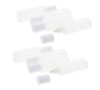 EXAOMBLE Lot De 25 Bouteilles De Voyage Miniatures 30 Ml En Pp Couvercle Étanche Pour Solution Liquide, Fournitures Pour Lentilles De Contact, Portable Et Léger Pour Voyage