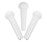 EXAOMBLE Lot de 3 Bâtonnets de Broyage en Céramique Blanche Multifonctionnels pour Aliments, Pilon Manuel pour Ail Haché et Broyage de Remède en Petites Cuisines