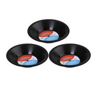 EXAOMBLE Lot de 3 Bols en Plastique Vintage de Disque Vinyle, Légers et Faciles à Nettoyer, pour Fruits et Desserts Lors de Soirées à Thème Musical ou Restaurants