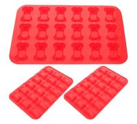 EXAOMBLE Lot de 3 Moules en Silicone D'os pour Pâtisserie, Réutilisables, Compatibles Cuisson et Congélation, pour Créations Gourmandes en Famille