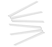 EXAOMBLE Lot de 6 Protections en Plastique Blanc pour Lame de Couteau, Résistant à L'usure et Prévenant Dommages, Cuisine Professionnelle