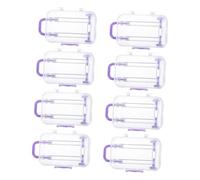 EXAOMBLE Lot de 8 Boîtes à Dragées Transparentes de Mini-Valise pour Mariage Décorations de Fête Boîtes Présents pour Enterrements de Vie de Jeune Fille et Autres Événements
