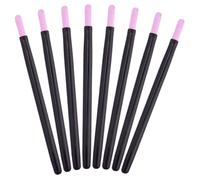EXAOMBLE Lot de 8 Stylos à Ongles en Pp Noir pour Polissage et Élimination des Cuticules, Outils de Manucure Professionnels de Stylo pour Soin des Ongles à Domicile