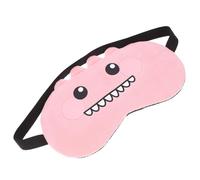 EXAOMBLE Masque de Sommeil Carton pour Adultes et Cache Œil Rose Dinosaure Confortable et Luminosité Bloquée pour Voyage Maison et Détente