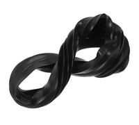 EXAOMBLE Mécanisme Pivotant pour Bac à Shampoing Noir en Caoutchouc, Joint D'étanchéité Réglable Compatible Bacs en Céramique pour Lit de Shampoing en Salon