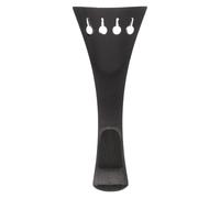 EXAOMBLE Mentonnière de Violon 4/4 en Ébène avec Design Élégant pour Accordage Précis Réglages Fréquents Lors des Répétitions et Concerts